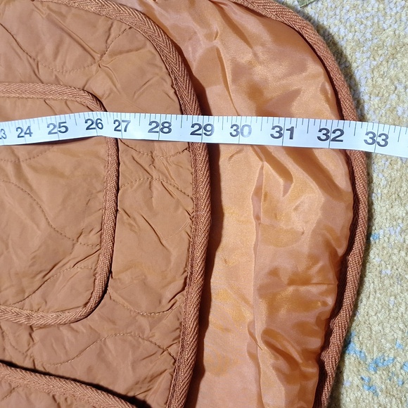 NWT St John's Bay orange all weather coat, with pockets. - Picture 11 of 12